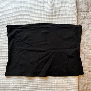 Open Edit Jersey Tube Top, Size XL, Black
